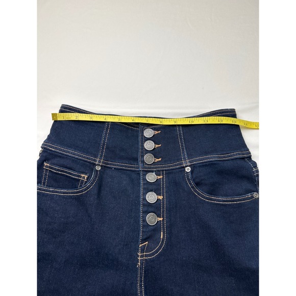 Joie High Waisted Button Fly Dark Wash Denim Jeans Size 27/4 - Picture 7 of 10